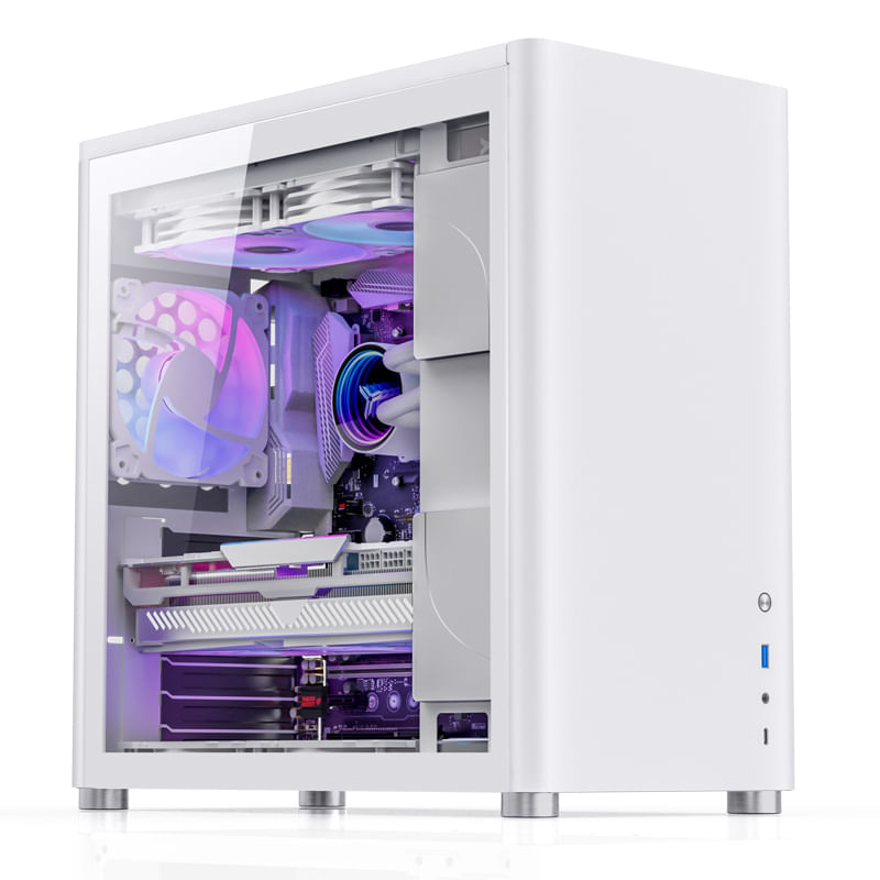 Jonsbo-D40-Midi-Tower-Bianco--Jonsbo-D40-ATX-PC-Case-White-