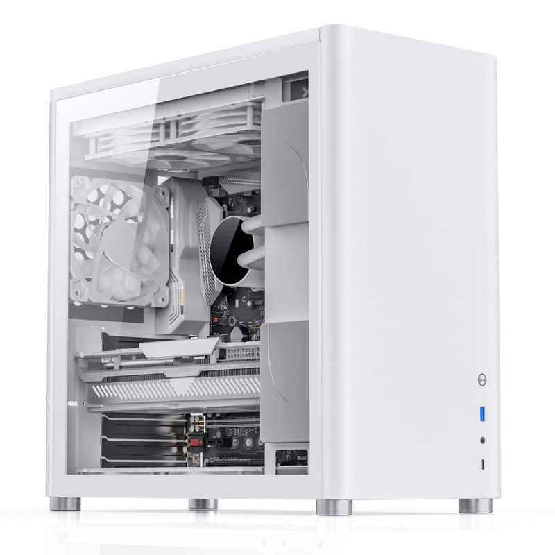 Jonsbo-D40-Midi-Tower-Bianco--Jonsbo-D40-ATX-PC-Case-White-