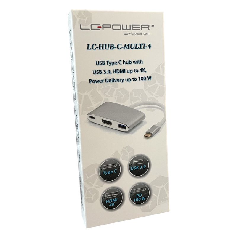 HUB-USB-3.0-LC-POWER-con-HDMI-PD-P.-Hub-USB-di-tipo-C-con-porta-USB-3.0-HDMI-PD