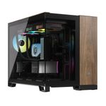 Corsair 2500X - Mid tower - micro ATX - pannello laterale con finestra in vetro temperato