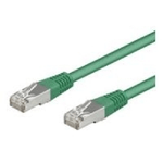 Goobay Cavo patch CAT5e 50 m verde SF/UTP 2xRJ45 PVC CCA