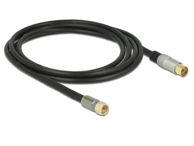 Delock-cavo-antenna-spina-F--presa-IEC-RG-6-U-quad-shield-5-m-nero-Premium