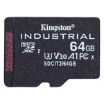 Kingston Technology Industrial 64 GB MicroSDXC UHS-I Classe 10 (KTC 64GB microSDHC C10 A1 pSLC)