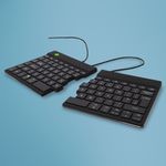 R-Go Tools Split R-Go Tastiera Ergonomico QWERTY UK nero cablata (BREAK ERGONOMIC KEYBOARD QWERTY - UK BLACK WIRED)