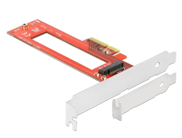 Delock-PCI-Express-x4-Card-to-1-x-M.3---NF1-Slot---Speicher-Controller---1-Sender-Kanal---NVMe-Low-Profile---PCIe-3.0-x4