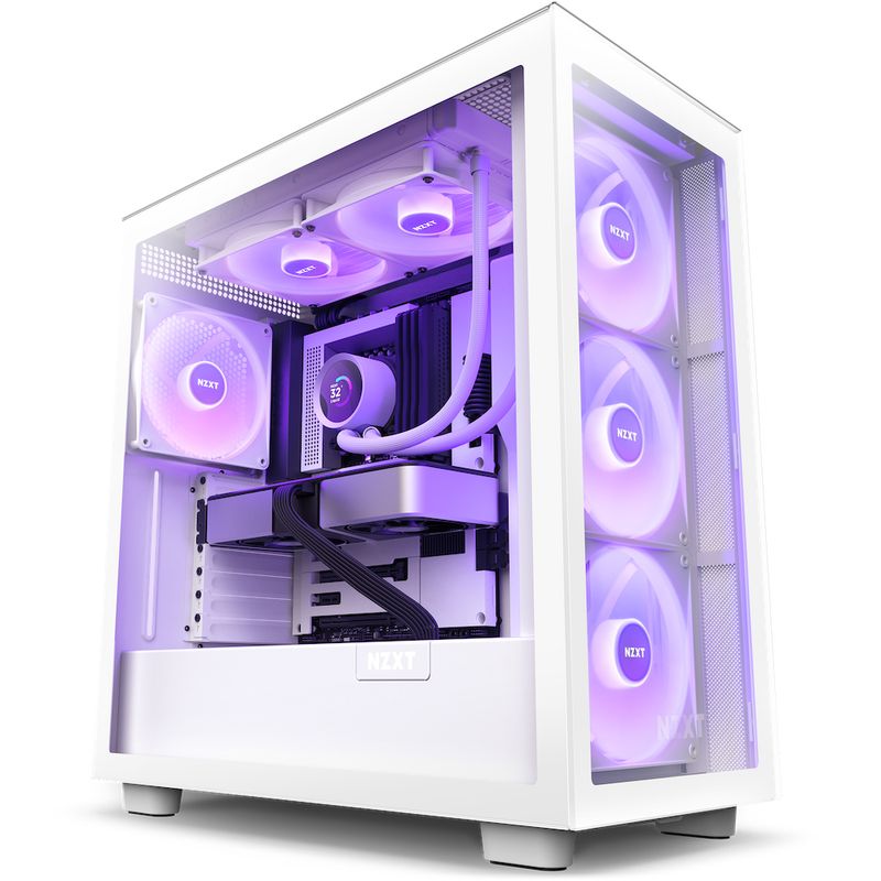 NZXT-Kraken-280-RGB-Processore-Raffreddatore-di-liquidi-tutto-in-uno-14-cm-Bianco-1-pz--NZXT-Kraken-280-White-RGB-Fans-