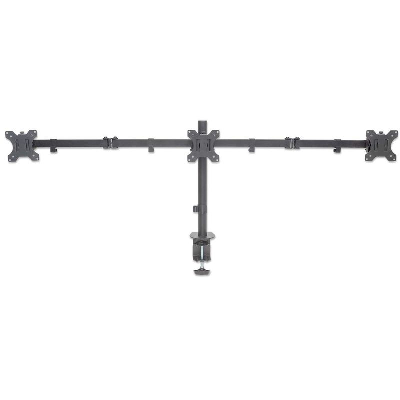 Manhattan-461658-supporto-da-tavolo-per-Tv-a-schermo-piatto-686-cm-27-Nero-Scrivania--TV---Monitor-Mount-Desk-Double-Lin