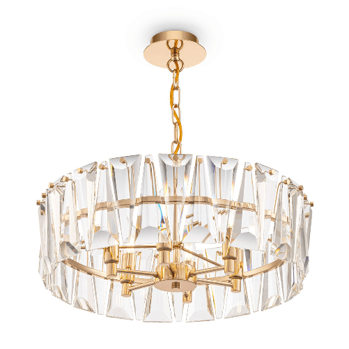 Lampadario-Contemporaneo-Puntes-Metallo-Oro-6-Luci