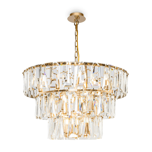 Lampadario-Contemporaneo-Puntes-Metallo-Oro-18-Luci