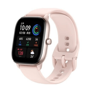 Amazfit GTS 4 mini 4,19 cm (1.65') AMOLED Digitale 336 x 384 Pixel Touch screen Rosa GPS (satellitare)