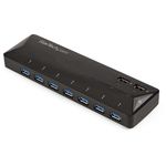 StarTech.com Hub USB 3.0 a 7 Porte con Porte di Ricarica Dedicate - 2 Porte x 2,4 Amp