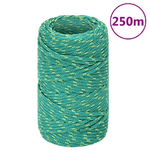 Corda Nautica Verde 2 mm 250 m in Polipropilene