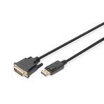 Digitus Cavo adattatore DisplayPort DIGITUS DisplayPort -DVI-D 30 m nero