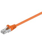 Goobay Wentronic Goobay CAT 5e Patchkabel, F/UTP, Orange, 0.5 m - CCA Kupfergemisch (93456)