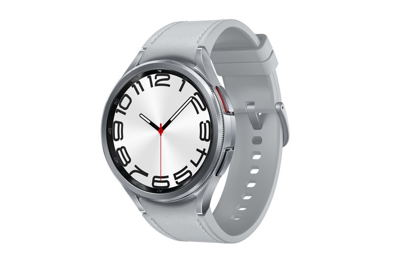 Samsung-Galaxy-Watch6-Classic-47-mm-Digitale-Touch-screen-Argento