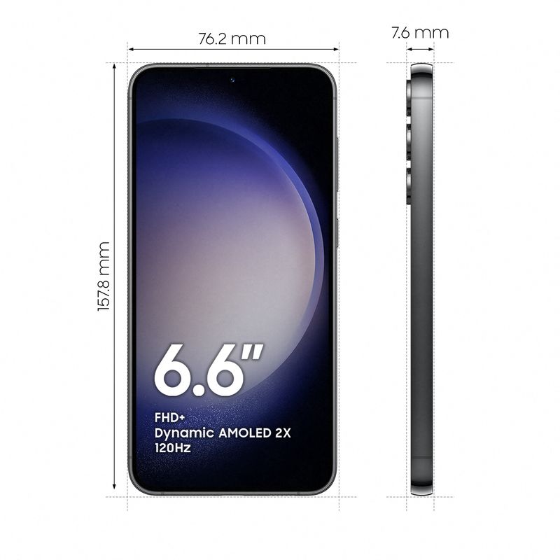 Samsung-Galaxy-S23--Display-6.6---Dynamic-AMOLED-2X-Fotocamera-50MP-RAM-8GB-512GB-4.700-mAh-Phantom-Black
