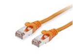 Equip-606601-cavo-di-rete-Arancione-025-m-Cat6a-S-FTP-S-STP--Equip-606601-Cat.6A-S-FTP-Patch-Cable-0.25m-Orange.-2Years-