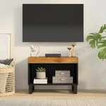 vidaXL Mobile Porta TV 60x33x43,5 cm in Legno Massello di Mango