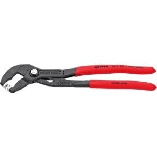 Pinza-per-fascette-stringitubo-8551250C-rossa-nera