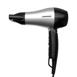 Grundig HD 2200 asciuga capelli 1200 W Nero, Argento