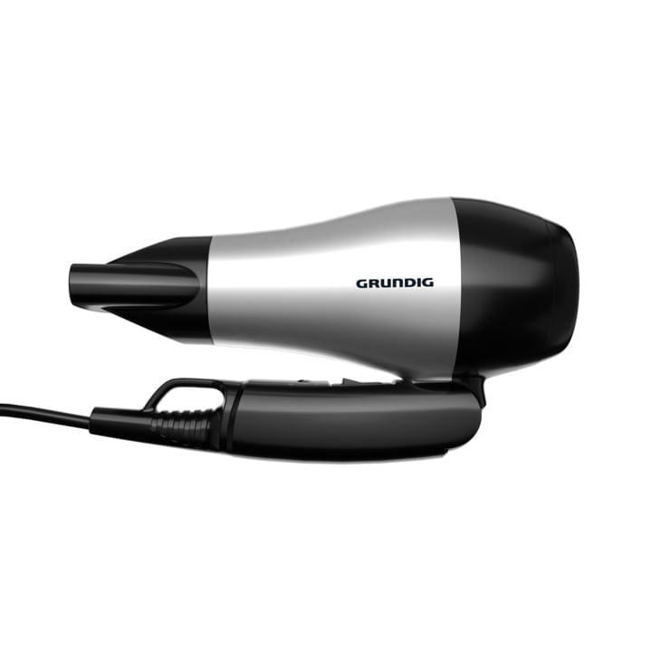 Grundig-HD-2200-asciuga-capelli-1200-W-Nero-Argento