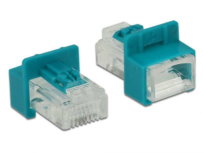 Delock-RJ45-Secure-Clip-con-set-di-connettori-con-6-pezzi