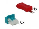 Delock-RJ45-Secure-Clip-con-set-di-connettori-con-6-pezzi