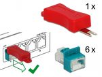 Delock-RJ45-Secure-Clip-con-set-di-connettori-con-6-pezzi