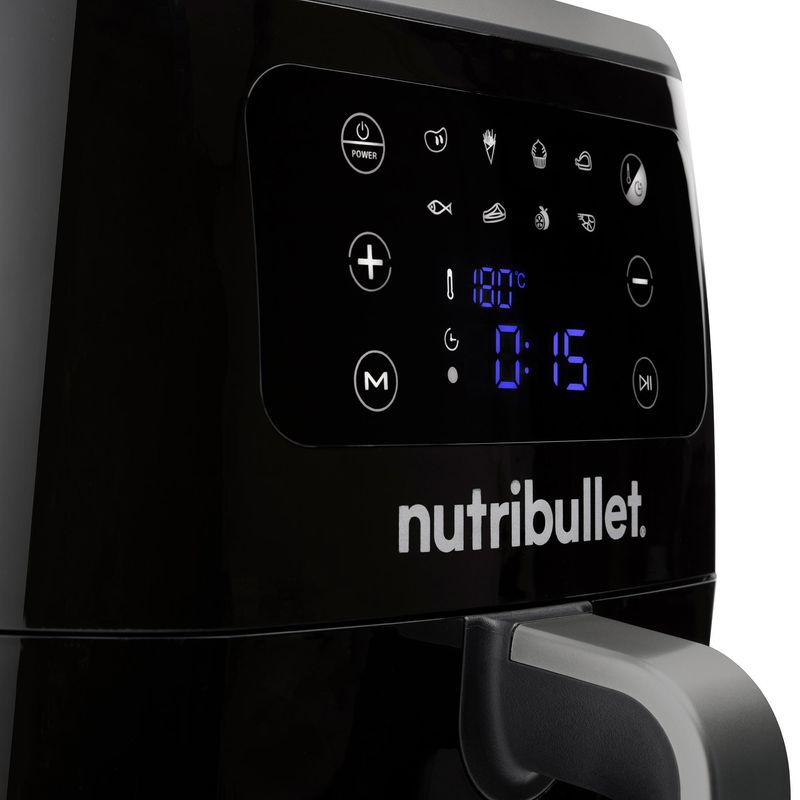 NutriBullet-XXL-Digital-Air-Fryer-Singolo-7-L-Indipendente-1800-W-Friggitrice-ad-aria-calda-Nero