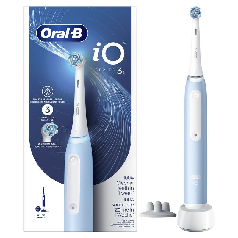 Braun-Oral-B-iO-3-Adulto-Spazzolino-a-vibrazione-Azzurro