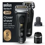 Braun Series 9 Pro+ 9590cc Wet & Dry Rasoio Trimmer Nero