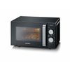 Severin-MW-7762-forno-a-microonde-Superficie-piana-Microonde-con-grill-20-L-800-W-Nero-Stainless-steel