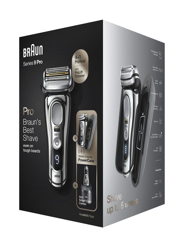 Braun-Series-9-Pro-9476cc-Rasoio-Trimmer-Nero-Cromo