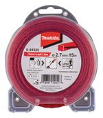 Filo-falciante-Makita-Four-Leaf-27-mm-x-15-m-rosso