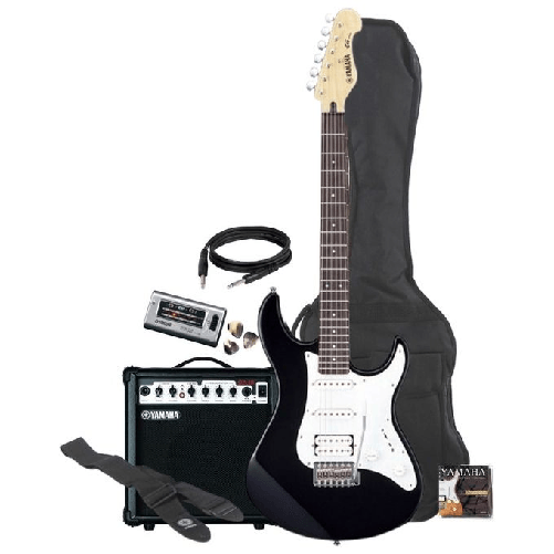 Yamaha-EG112GPII-chitarra-Chitarra-elettrica-Solido-6-corde-Nero-Bianco