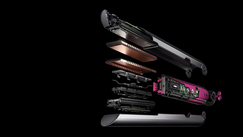 Dyson-Corrale-Piastra-per-capelli-Caldo-Nero-Fucsia-Nichel-200-W-434-m
