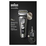 Braun Series 9 Pro 9465cc Rasoio Elettrico Barba, Testina Con Rifinitore ProLift 4+1, Stazione SmartCare 5 In 1