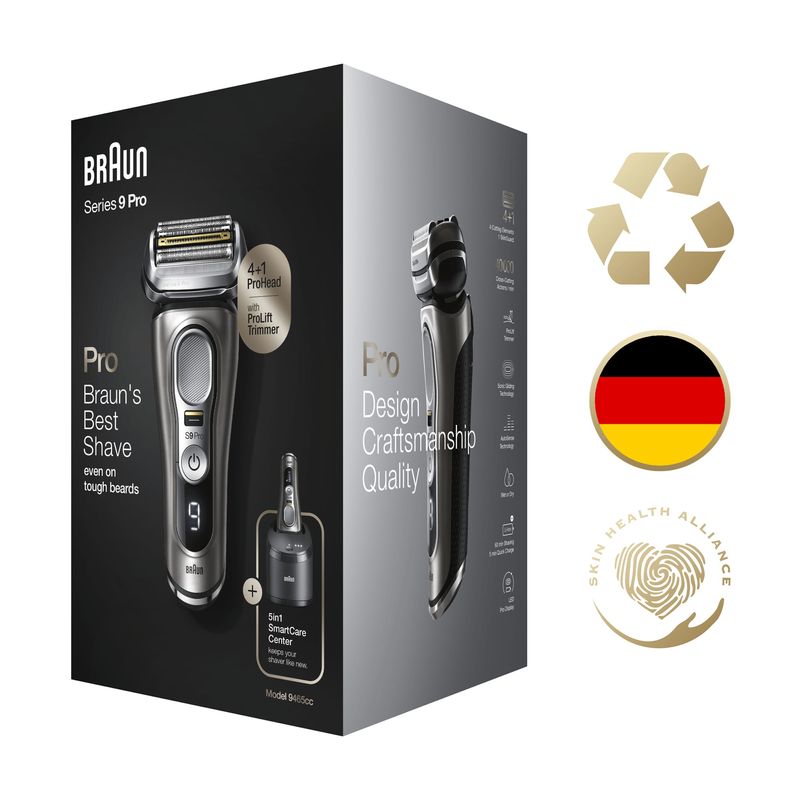 Braun-Series-9-Pro-9465cc-Rasoio-Elettrico-Barba-Testina-Con-Rifinitore-ProLift-4-1-Stazione-SmartCare-5-In-1