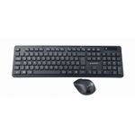 Gembird KBS-WCH-03-DE tastiera Mouse incluso Universale RF Wireless QWERTZ Tedesco Nero