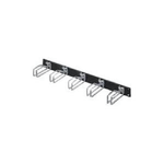 Rittal Pannello smistamento 1U HxP 43x55mm staffa in acciaio RAL 9005