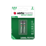 Agfa Photo Batteria ricaricabile AGFAPHOTO NiMH Micro AAA HR03 12 V/950 mAh blister per la vendita al dettaglio