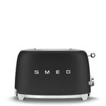 Smeg TSF01BLMEU tostapane 6 2 fetta/e 950 W Nero, Acciaio inossidabile