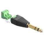 DeLOCK---Adattatore-audio---cuffie-stereo-635-mm--M----a---blocco-di-connessione-a-3-pin--65460-