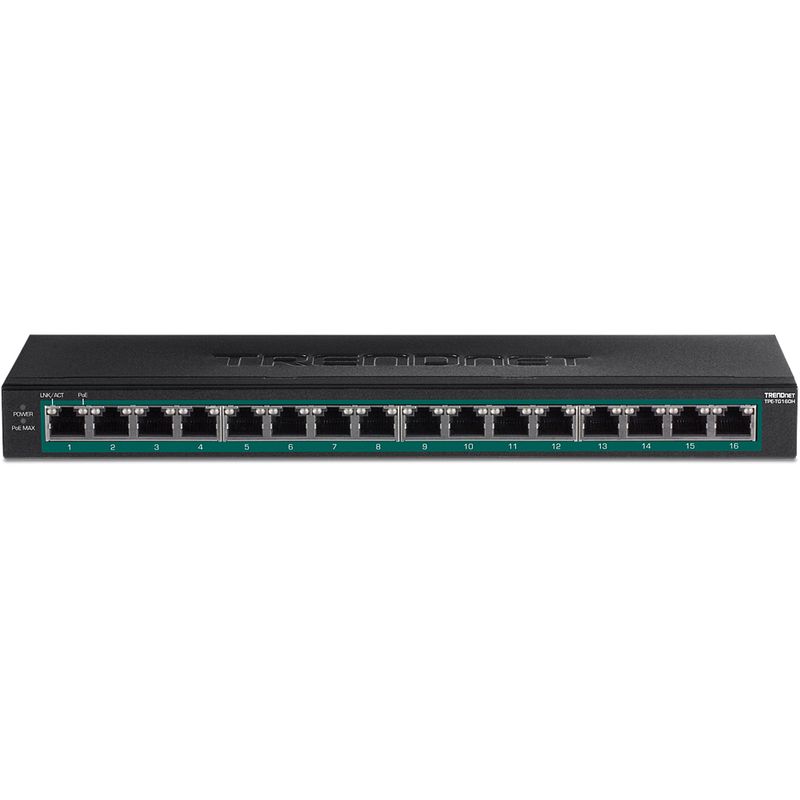 Trendnet-TPE-TG160H-switch-di-rete-Non-gestito-Gigabit-Ethernet-10-100-1000-Supporto-Power-over-Ethernet-PoE-1U-Nero--TR