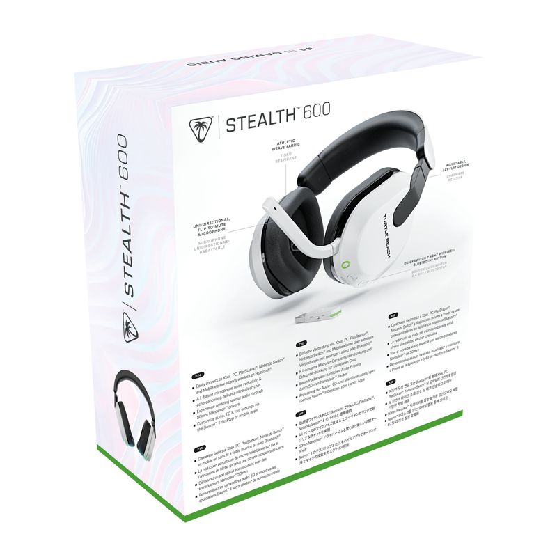 Turtle-Beach-Stealth-600-Gen-3-Auricolare-Wireless-A-Padiglione-Giocare-Bluetooth-Bianco