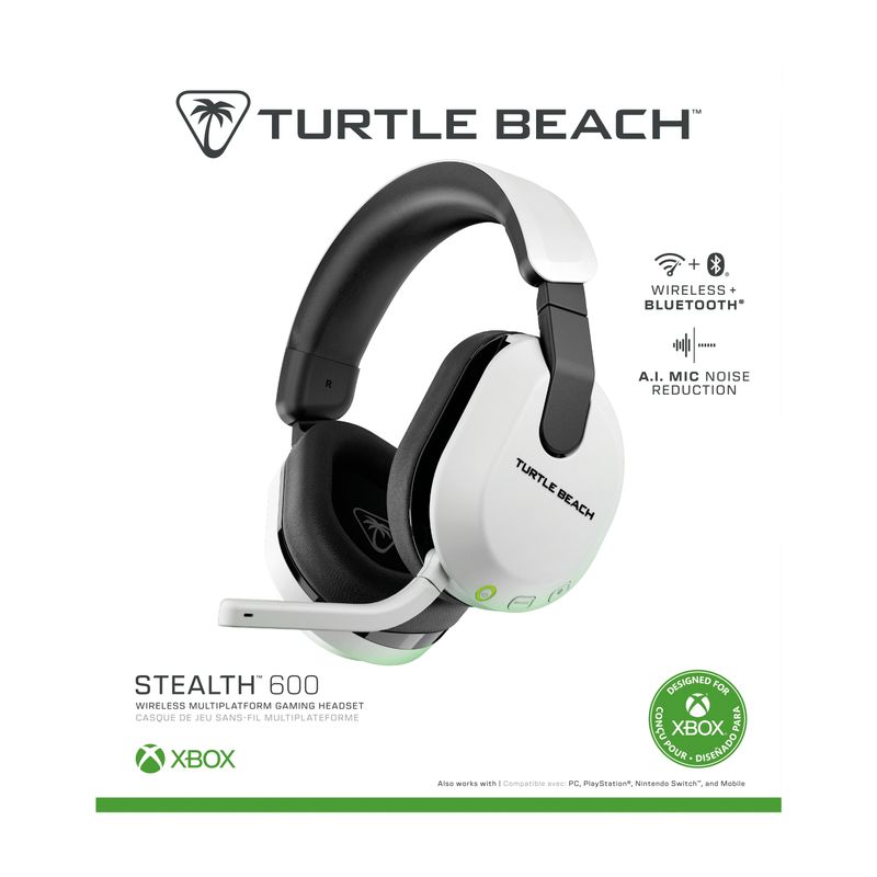 Turtle-Beach-Stealth-600-Gen-3-Auricolare-Wireless-A-Padiglione-Giocare-Bluetooth-Bianco