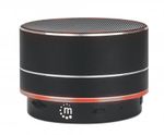 Manhattan-165310-altoparlante-portatile-e-per-feste-Nero--METALLIC-BLUETOOTH-SPEAKER----MICROPHONE-MICRO-SD-BLACK-