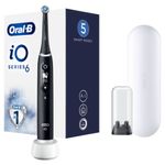 Braun Oral-B iO - 6 - Spazzolino Elettrico Ricaricabile Nero Lava con Custodia da Viaggio