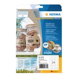 HERMA 10753 etichetta autoadesiva Rettangolo Permanente Marrone 480 pz