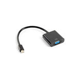 Lanberg AD-0006-BK cavo e adattatore video 0,2 m VGA (D-Sub) Mini DisplayPort Nero